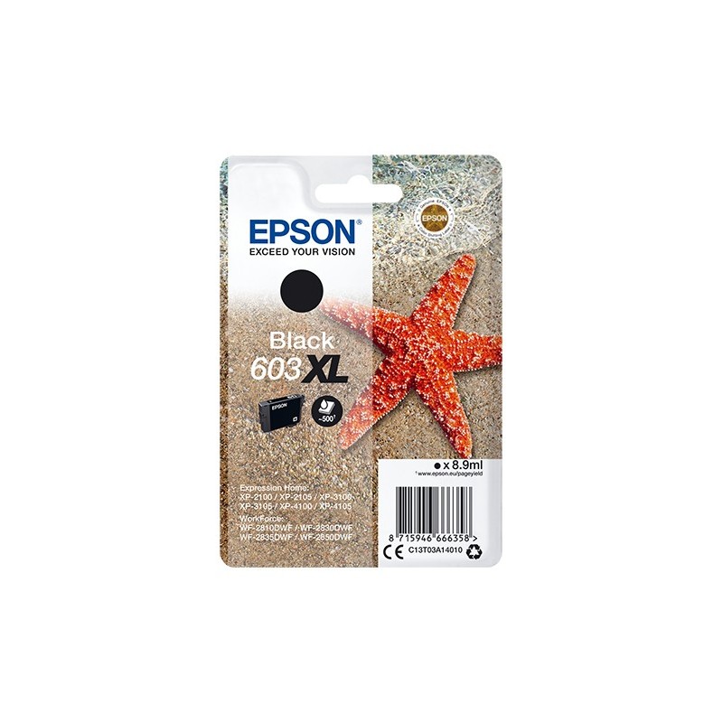 Epson Singlepack Black 603XL Ink