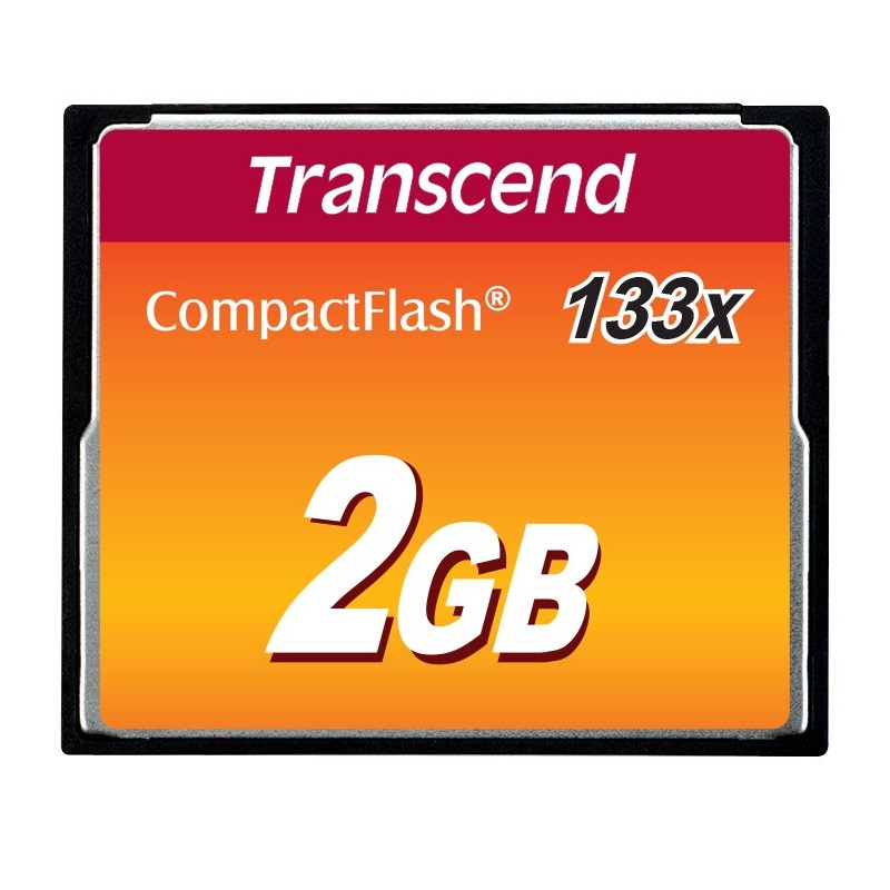 Transcend TS2GCF133 mémoire flash 2 Go CompactFlash MLC