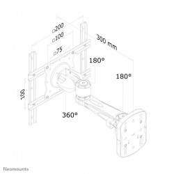 Neomounts support mural pour tv