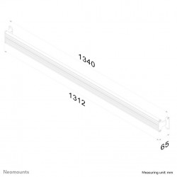 Neomounts barre mural ecran plat