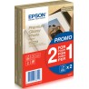 Epson Premium Glossy Photo Paper - 10x15cm - 2x 40 Feuilles