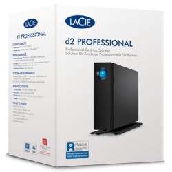 LaCie d2 Professional disque dur externe 20 To Noir