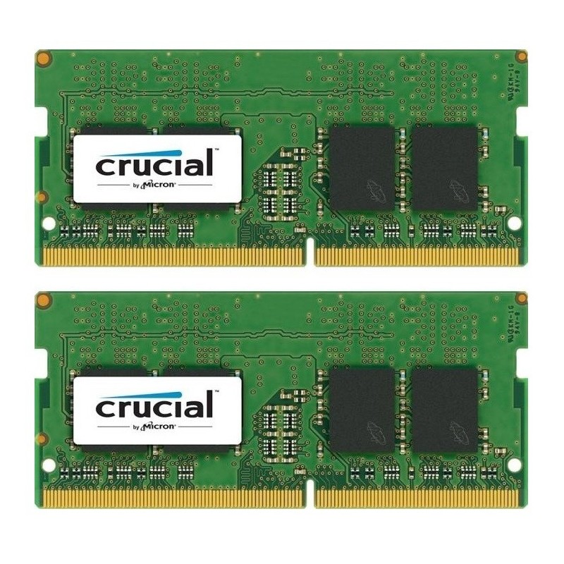 Crucial 16GB (2x8GB) DDR4 2400 SODIMM 1.2V module de mémoire 16 Go 2 x 8 Go 2400 MHz