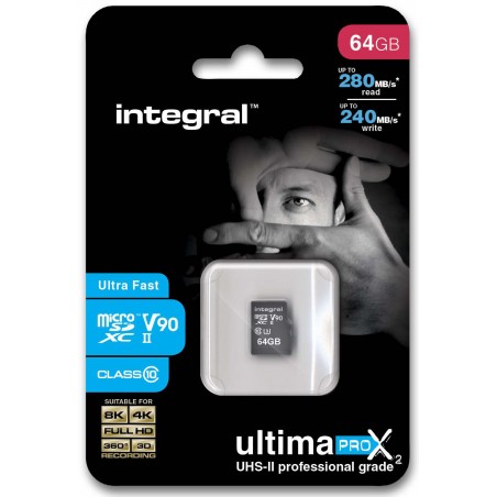 Integral UltimaPro X2 64 Go MicroSDXC Classe 10