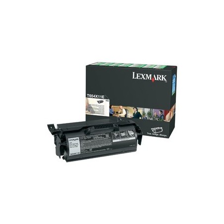 Lexmark T654 Extra High Yield Return Program Print Cartridge Cartouche de toner Original Noir