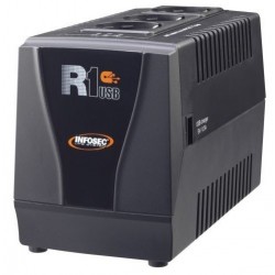 Infosec R1 USB 600 alimentation d'énergie non interruptible 0,6 kVA 300 W 3 sortie(s) CA