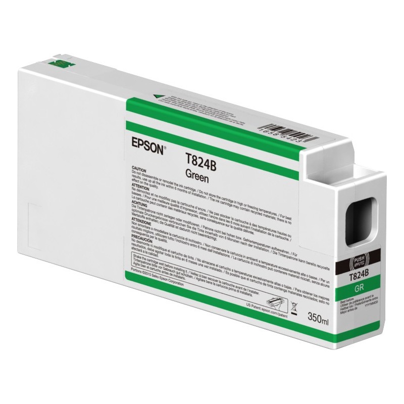 Epson Singlepack Green T824B00 UltraChrome HDX 350ml