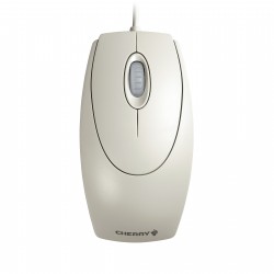 CHERRY WHEELMOUSE OPTICAL Souris filaire, gris clair, PS2 USB