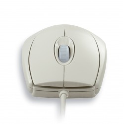 CHERRY WHEELMOUSE OPTICAL Souris filaire, gris clair, PS2 USB