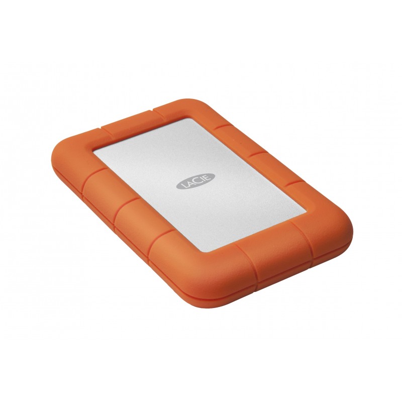 LaCie Rugged Mini disque dur externe 1 To Orange, Argent