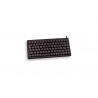 CHERRY G84-4100 COMPACT KEYBOARD Clavier filaire miniature, USB PS2, noir, AZERTY - FR