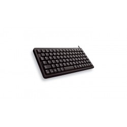 CHERRY G84-4100 COMPACT KEYBOARD Clavier filaire miniature, USB PS2, noir, AZERTY - FR