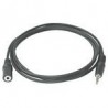 C2G 3m 3.5mm Stereo Audio Extension Cable M F câble audio 3,5mm Noir