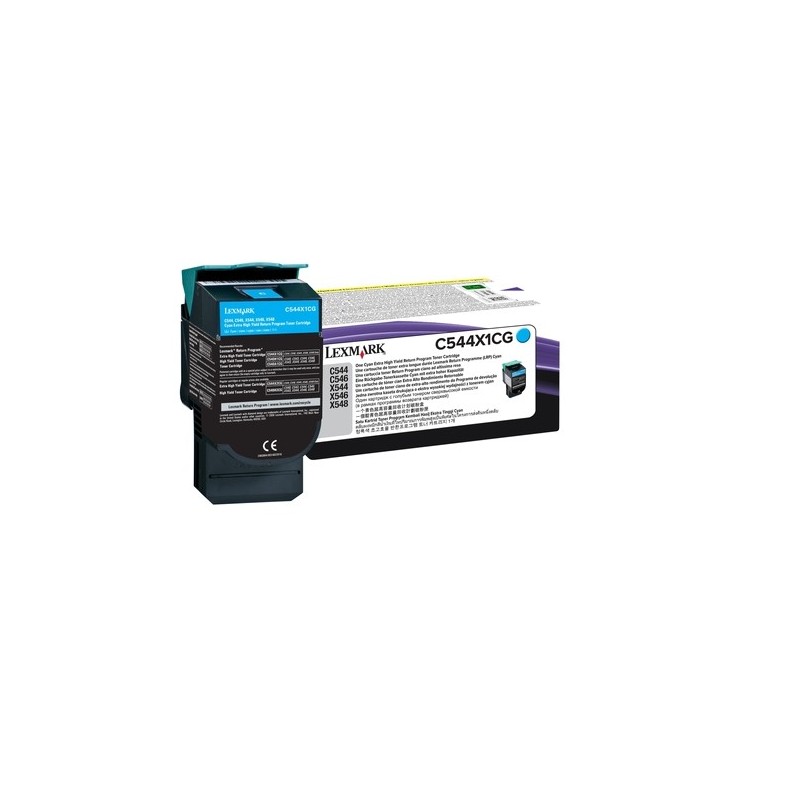 Lexmark Cartouche LRP Cyan C544, X544 4000 pages