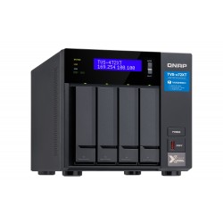 QNAP TVS-472XT NAS Tower Ethernet LAN Noir