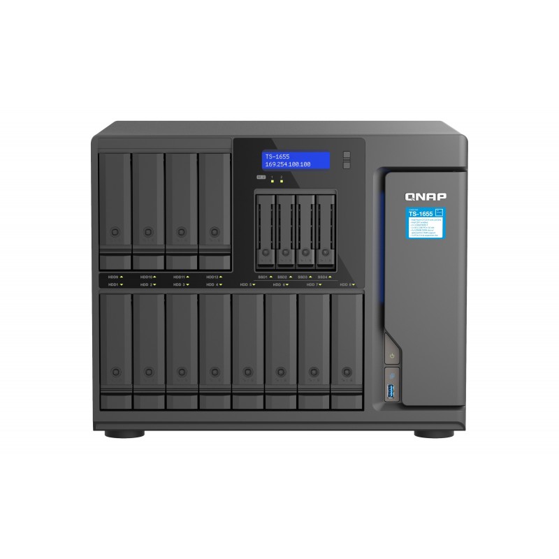 QNAP TS-1655 NAS Tower Ethernet LAN Noir C5125