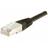 Connect 857110 câble de réseau Noir 0,15 m Cat5e F UTP (FTP)