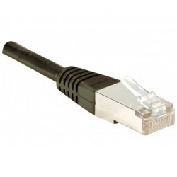 Connect 857110 câble de réseau Noir 0,15 m Cat5e F UTP (FTP)