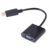 Uniformatic 0.2m DisplayPort - VGA m f 0,2 m VGA (D-Sub) Noir