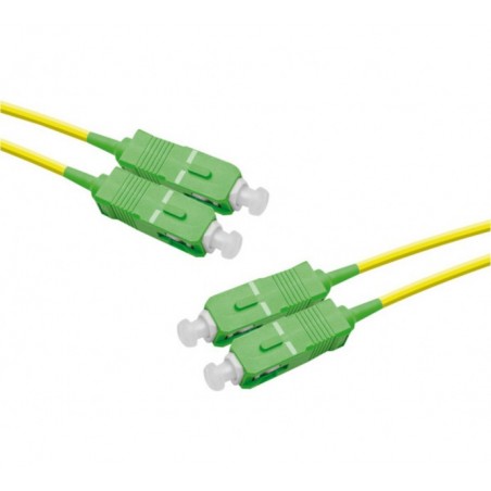 Générique ECF-392384 câble InfiniBand et à fibres optiques 5 m SC Vert, Jaune