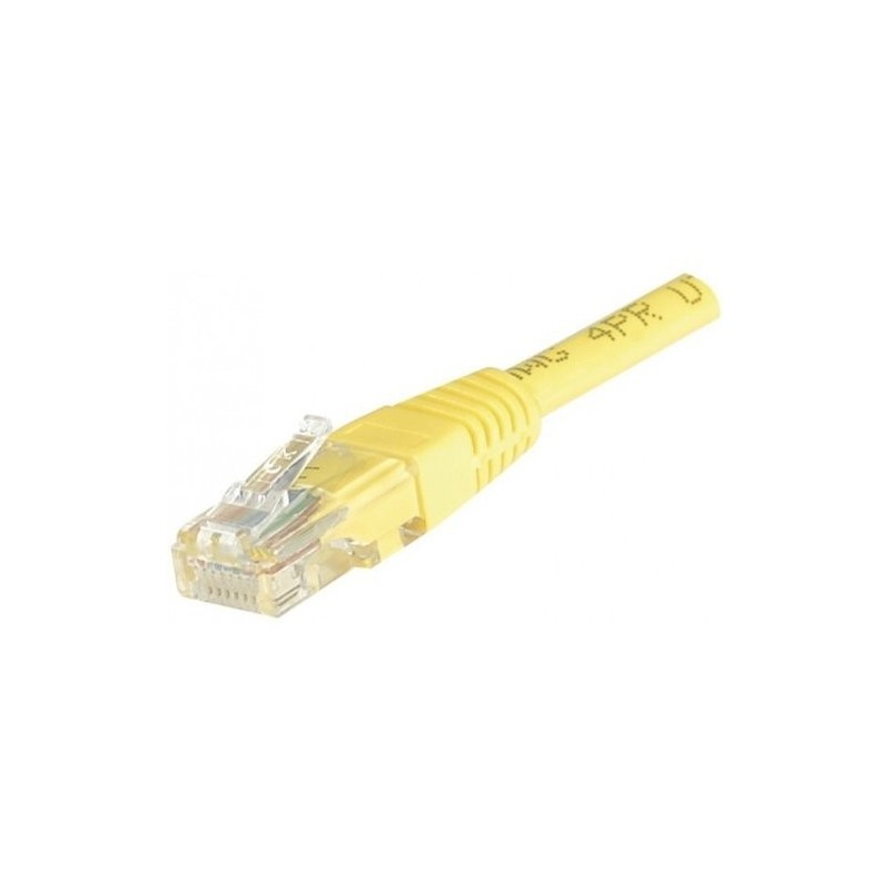 Dexlan 245700 câble de réseau Jaune 0,5 m Cat6 U UTP (UTP)