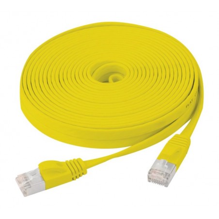 Générique ECF-845184 câble de réseau Jaune 10 m Cat6 U FTP (STP)