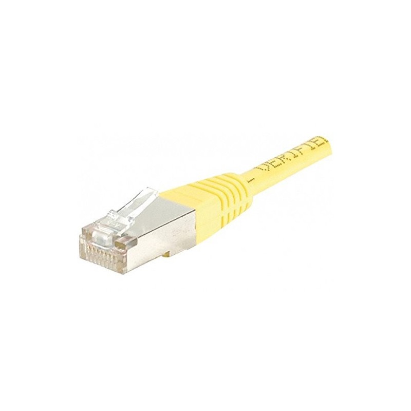 Dexlan 853333 câble de réseau Jaune 25 m Cat6 F UTP (FTP)