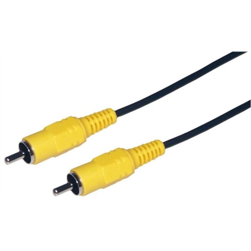 Uniformatic 3m RCA M-M câble audio Noir, Jaune