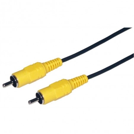 Uniformatic 3m RCA M-M câble audio Noir, Jaune