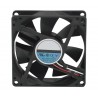 Générique ECF-910711 système de refroidissement d’ordinateur Boitier PC Ventilateur 8 cm Noir 1 pièce(s)