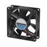 Générique ECF-910711 système de refroidissement d’ordinateur Boitier PC Ventilateur 8 cm Noir 1 pièce(s)