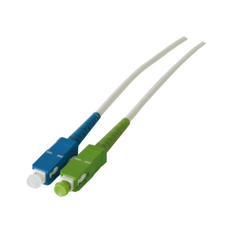 Générique ECF-392393 câble InfiniBand et à fibres optiques 10 m SC Blanc