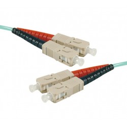 Générique ECF-392750 câble InfiniBand et à fibres optiques 0,5 m SC Couleur aqua