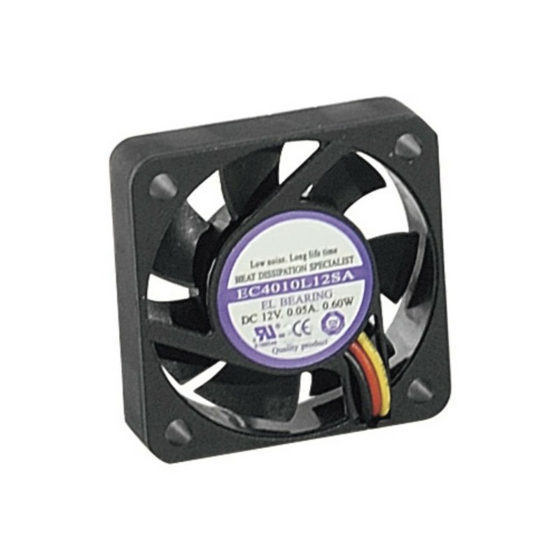 Générique ECF-910181 système de refroidissement d’ordinateur Boitier PC Ventilateur 4 cm Noir 1 pièce(s)