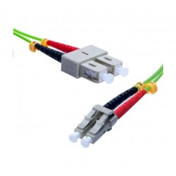 Générique ECF-392916 câble InfiniBand et à fibres optiques 10 m SC LC Vert