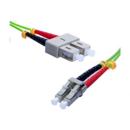 Générique ECF-392916 câble InfiniBand et à fibres optiques 10 m SC LC Vert