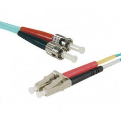 Générique ECF-392730 câble InfiniBand et à fibres optiques 0,5 m LC ST Couleur aqua
