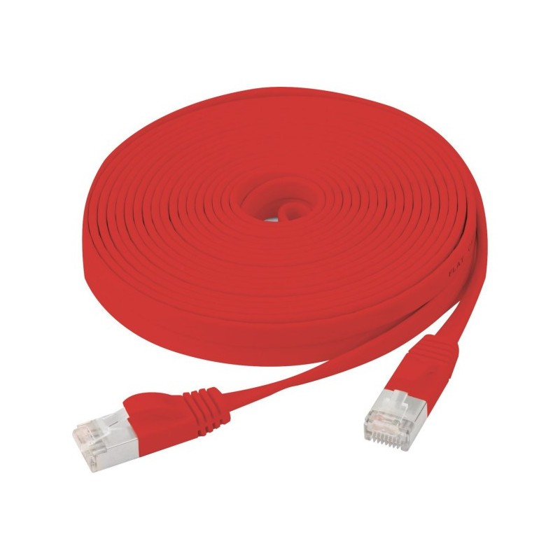 Générique ECF-845206 câble de réseau Rouge 5 m Cat6 U FTP (STP)