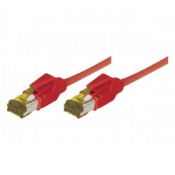 EXC Patch RJ45 S FTP CAT 7 LSOH Snagless Red 15m câble de réseau Cat7 S FTP (S-STP)