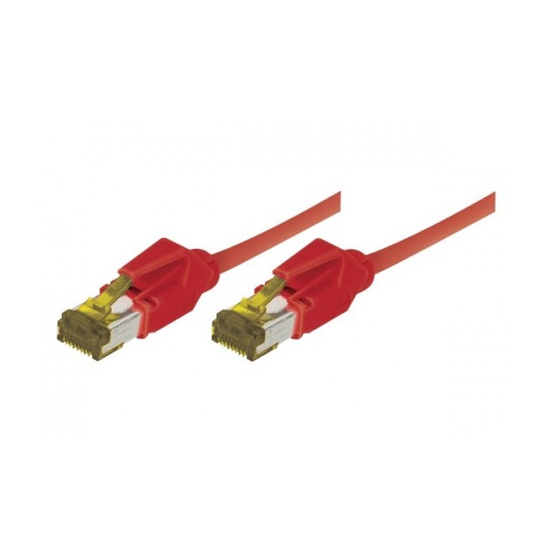 EXC Patch RJ45 S FTP CAT 7 LSOH Snagless Red 15m câble de réseau Cat7 S FTP (S-STP)