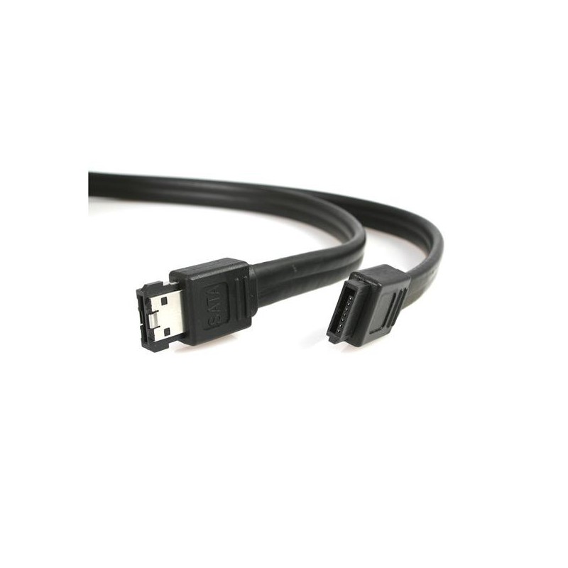 StarTech.com 6 Ft Shielded External eSATA to SATA Cable M M câble SATA Noir