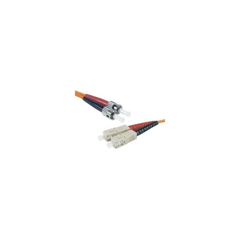 Dexlan LWL ST SC 1m câble InfiniBand et à fibres optiques Orange