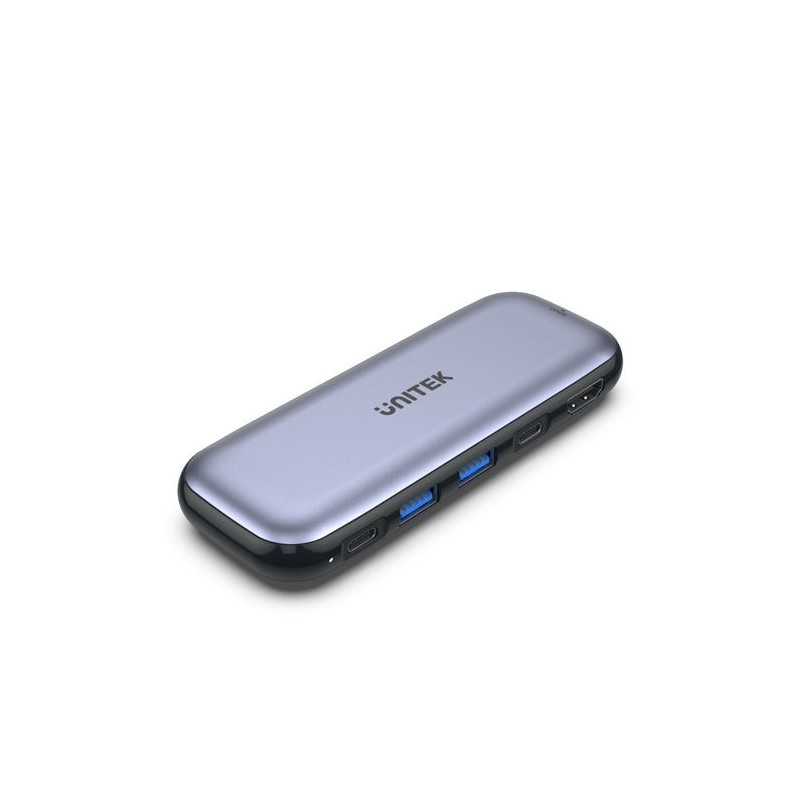 UNITEK uHUB H6 USB Type-C 10000 Mbit s Gris