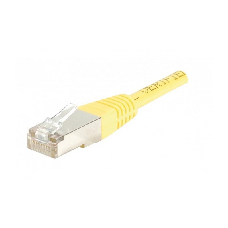 EXC 854101 câble de réseau Jaune 0,15 m Cat5e F UTP (FTP)