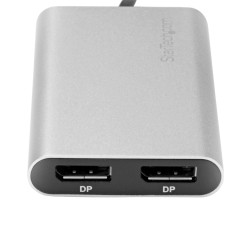 StarTech.com Adaptateur Thunderbolt 3 vers Double DisplayPort - Adaptateur Vidéo Double Écran Multi-Écran Thunderbolt 3 vers