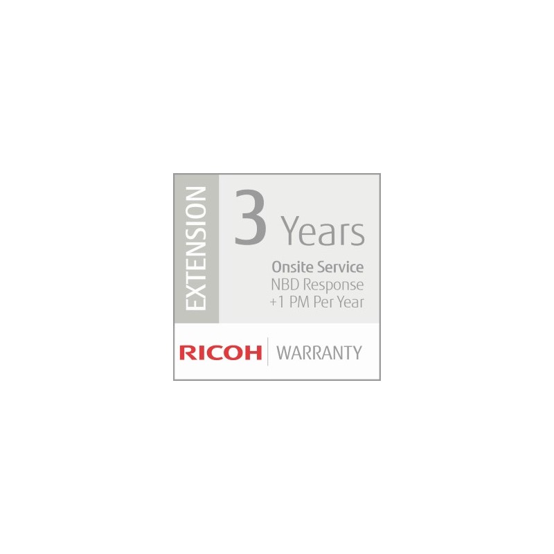 Ricoh Extension de Garantie de 3 ans (Production Moyen Volume)