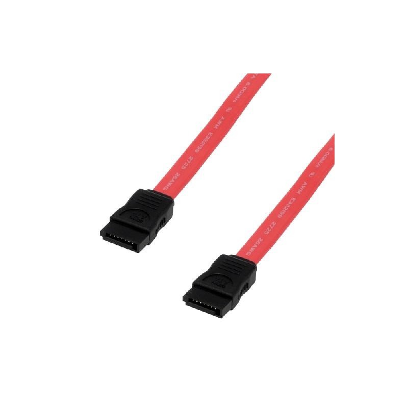 MCL MC550 3-0.5M câble SATA 0,5 m Noir, Rouge