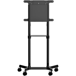 StarTech.com Chariot Meuble TV - Support TV sur Roulettes Portable pour Écrans VESA 37-70" (70kg) - Pied TV avec Étagère de