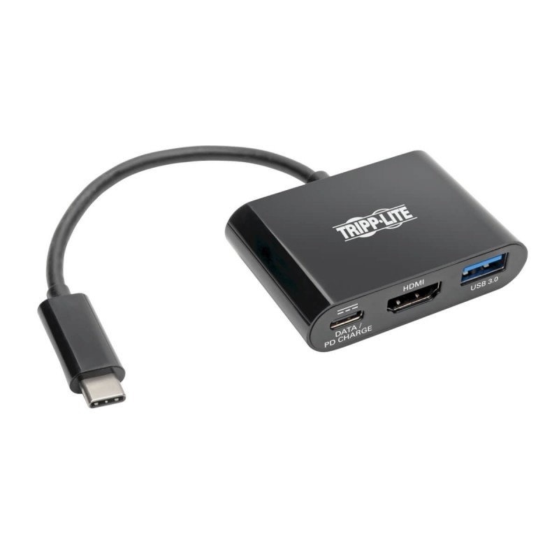 Tripp Lite U444-06N-H4UB-C adaptateur graphique USB Noir