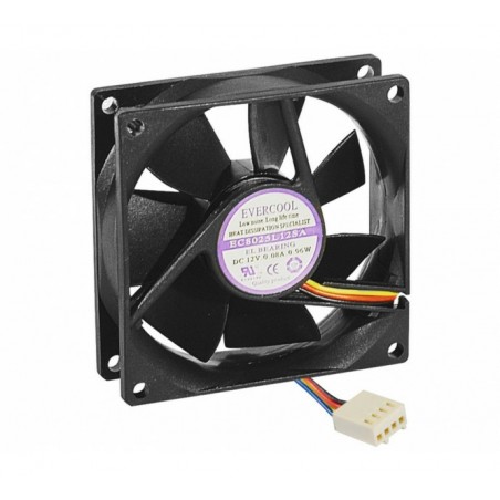 Générique ECF-910084 système de refroidissement d’ordinateur Ventilateur 8 cm Noir 1 pièce(s)